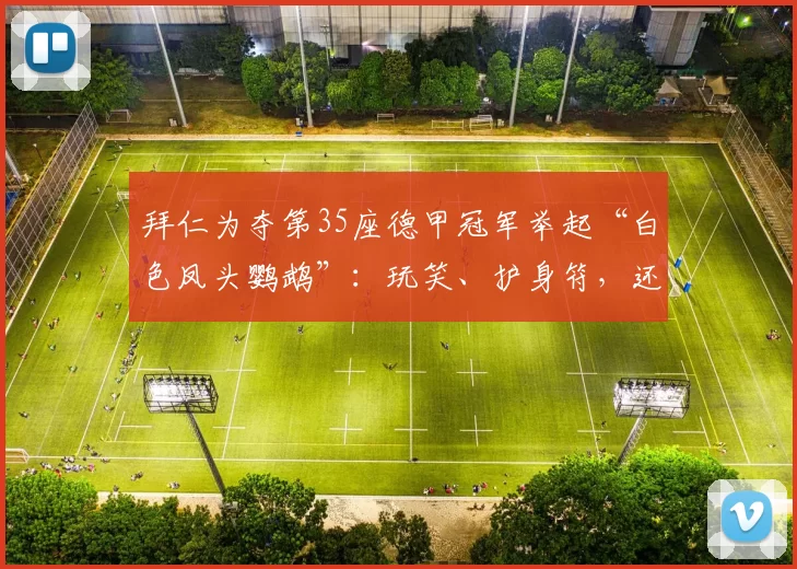 拜仁为夺第35座德甲冠军举起“白色凤头鹦鹉”：玩笑、护身符，还是新偶像？