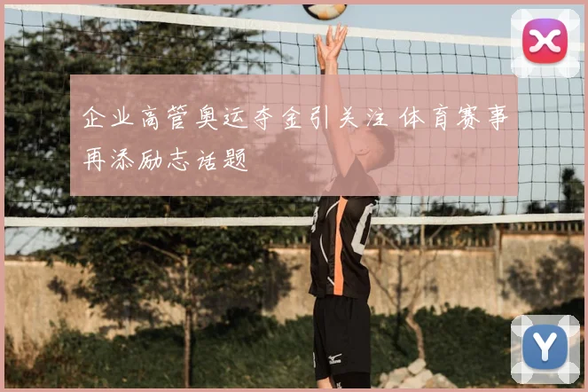 企业高管奥运夺金引关注 体育赛事再添励志话题
